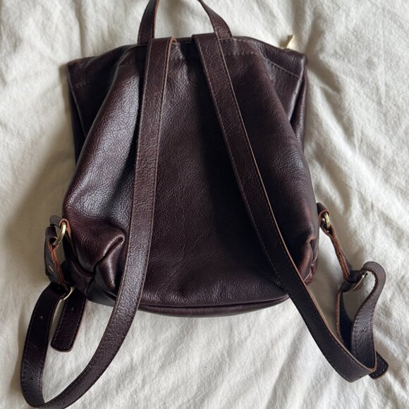 Portland Leather Tote Backpack - Picture 6 of 6